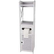 Ruhhy 25763 Bathroom cabinet 80 × 20 × 21 cm white - Bathroom Cabinet