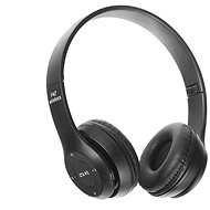 Verk 04110 Bluetooth headphones P47, wireless headphones with microphone and MP3 player black - Wireless Headphones