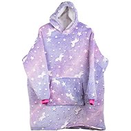 Verk TV hoodie XXL shining stars purple - Wearable Blanket