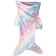Verk 24549 Mermaid light-up blanket 105 × 42 cm rainbow - Wearable Blanket