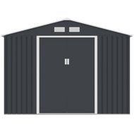 VESPAGARDEN Phoenix E 277 × 322 × 203 cm / 8.92 m2 dark grey - Garden Shed