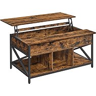 Vasagle Coffee table with adjustable top brown - Coffee Table