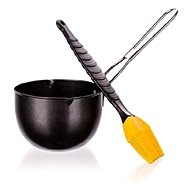 Happy Green Bowl with Silicone Brush - Small Bowl
