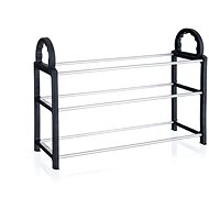 BOLTON Shoe Rack 65 x 17 x 42cm, 3 Shelves, Black - Shoe Rack