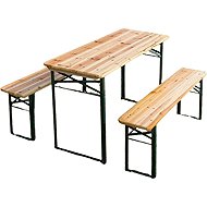 HAPPY GREEN Beer garden set 120 cm - Garden Furniture