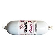 Vetamix Mourek with salmon 30 × 100g - Salami for Cats