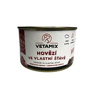 Vetamix Beef in own juice 12 × 400g - Canned Dog Food