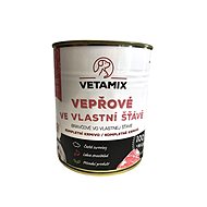 Vetamix Pork in own juice 6 × 800g - Canned Dog Food