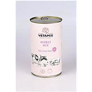 Vetamix Beef mix 6 × 1,25 kg - Canned Dog Food