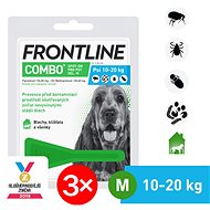 Frontline Combo Spot-on for Dogs M (10 - 20kg) 3 pcs - Antiparasitic Pipette