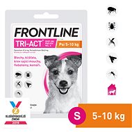 Frontline Tri-act Spot-on for Dogs S   (5-10kg) - Antiparasitic Pipette