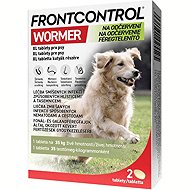 Frontcontrol Wormer XL deworming tablets for dogs 2 pcs - Veterinary Product