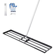 VEVOR Lawn Rake 122 cm (213 cm handle) - Leveling Rake