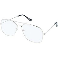 VeyRey Llalinda blue light blocking pilot glasses, silver - Computer Glasses
