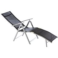 V-GARDEN Garden deckchair VeGAS, black - Garden Lounger