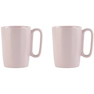 VIALLI DESIGN Set of 2 ceramic mugs, 250 ml, pink, Fuori 30008 - Mug