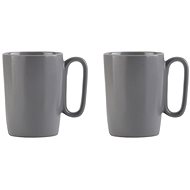 VIALLI DESIGN Set of 2 ceramic mugs, 250 ml, grey, Fuori 30015 - Mug