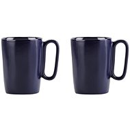 VIALLI DESIGN Set of 2 ceramic mugs, 250 ml, navy, Fuori 30046 - Mug