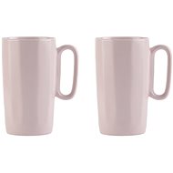 VIALLI DESIGN Set of 2 ceramic mugs, 330 ml, pink, Fuori 30060 - Mug