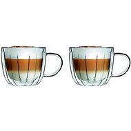 Vialli Design set of 2 double wall glasses 250ml, tulip 8784 - Glass