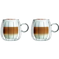 Vialli Design set of 2 double wall mugs 250ml, tulip 8807 - Glass