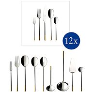 VILLEROY & BOCH ELLA gold plated, 70 pcs - Cutlery Set