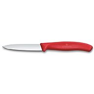 Victorinox Swiss Classic vegetable knife 8 cm straight, pointed, red - Kitchen Knife