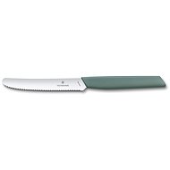 VICTORINOX Swiss Modern Tomato Knife 11 cm sage green - Kitchen Knife
