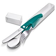 Victorinox Swiss Classic set with folding knife, green 3 pcs - Knife Set