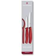 Victorinox Swiss Classic Készlet 2 db kés és kaparó, műanyag, piros - Késkészlet