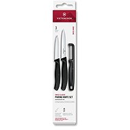 Victorinox Knife set with scraper 3 pcs - black - Knife Set