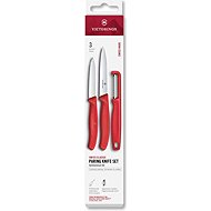 Victorinox Knife set with scraper 3 pcs - red - Knife Set