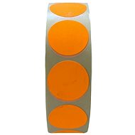 Victori Orange label, diameter 20 mm, 1000 pcs/roll - Labels