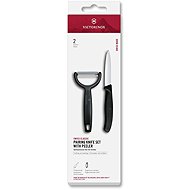 Victorinox Swiss Classic, Paring Knife Set with Y-Peeler, Black, Box, 2 pcs - Knife Set