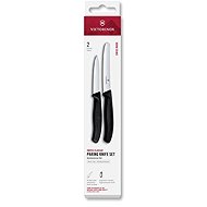 Victorinox Swiss Classic, Paring Knife Set, Straight/Wavy, Black, Box, 2 pcs - Knife Set