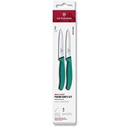 Victorinox Knife Swiss Classic, paring knife, 2 pcs, 10 cm, straight, black, box - Set