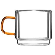 Vialli Design Cup double wall, 80 ml, 2 pcs_AMBER 8579 - Set of Cups