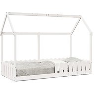 vidaXL Children's house bed 90 × 200 cm, White - Bed