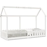 vidaXL Children's house bed 80 × 200 cm 850690, White - Bed