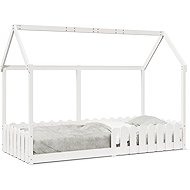 vidaXL Children's house bed 90 × 190 cm 850693, White - Bed