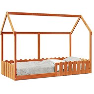 vidaXL Children's house bed 90 × 190 cm 850694, Brown - Bed
