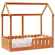 vidaXL Children's house bed 70 × 140 cm 850700, Brown - Bed