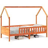 vidaXL Children's house bed 90 × 200 cm 850703, Brown - Bed
