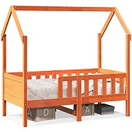 vidaXL Children's house bed 80 × 160 cm 850712, Brown - Bed
