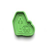 Vierto Coffin cutter - Coffin with pumpkin - Cookie Cutters