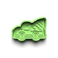 Vierto Cutting board - Car with Christmas tree - Cookie Cutter