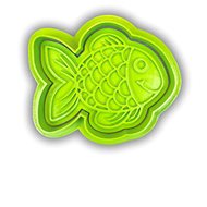 Vierto Cutting board - Christmas Carp - Cookie Cutters
