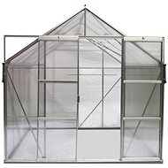 VITAVIA Uranus 6700, polycarbonate 6 mm, silver - Greenhouse