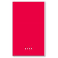 VIKPAP Weekly diary red 2025, 10 × 17 cm - Planner