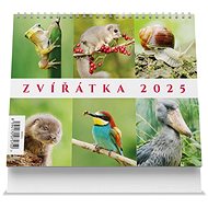 VIKPAP Table calendar Animals 2025, 17,5 × 14 cm - Desk Calendar